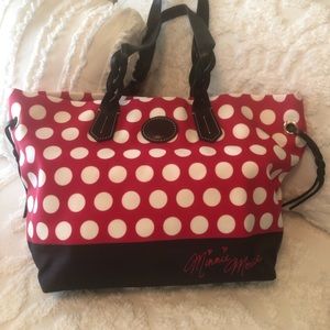 Dooney & Bourke Coated Canvas Minnie Mouse Signature Bag